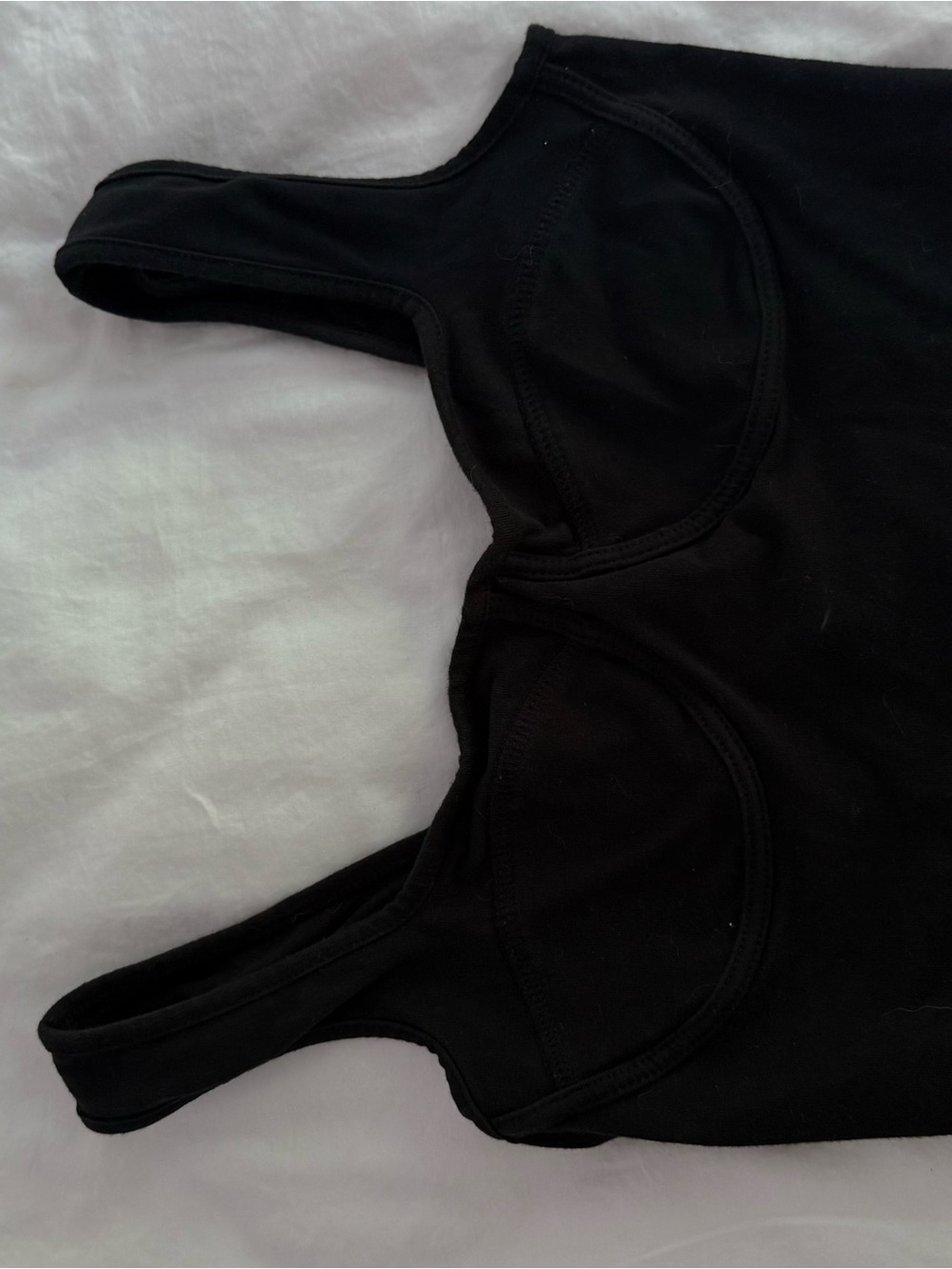 wild fable Black Seamless Support Crop Top